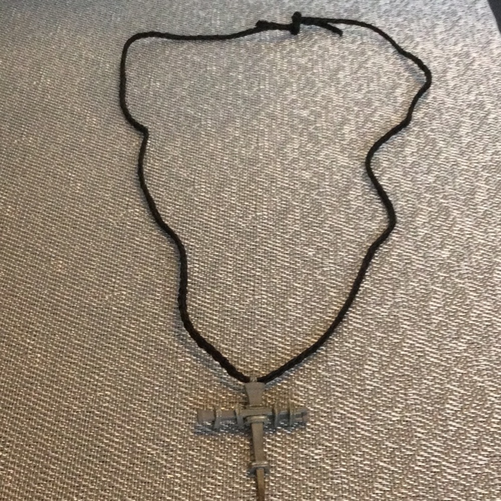 Nail Cross Necklace